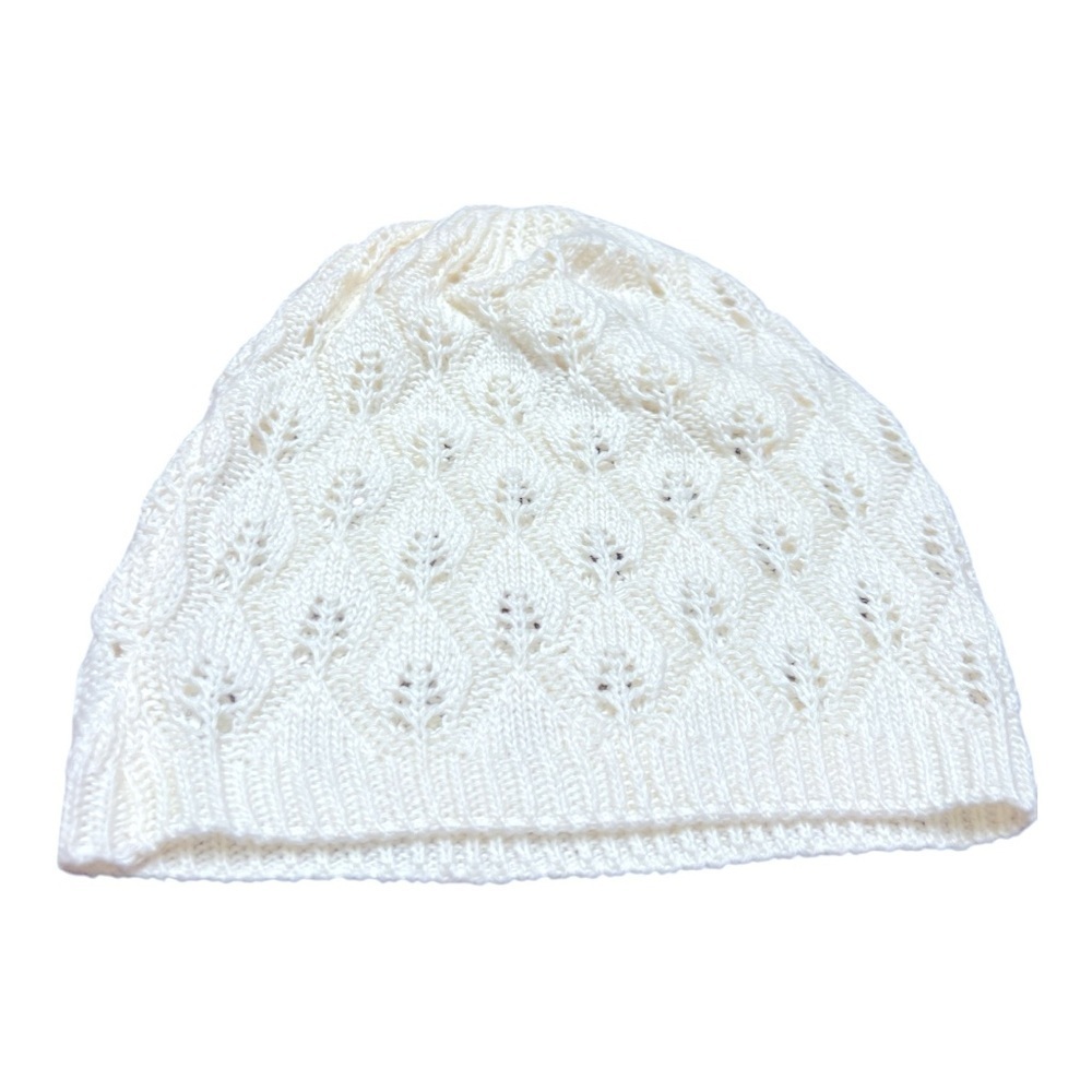 🆕 Mossimo - Ladies Knit Fall / Winter Hat - One Size - White / Ivory